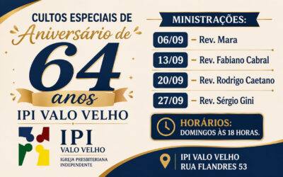 Aniversário da IPI Valo Velho